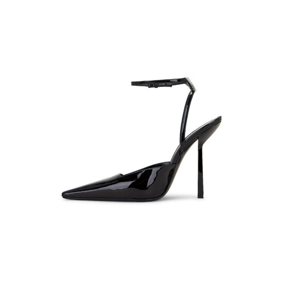 Saint Laurent Anouk Ankle Strap Pumps in Nero 38 With Box Womens High Heels - Picture 5 of 16